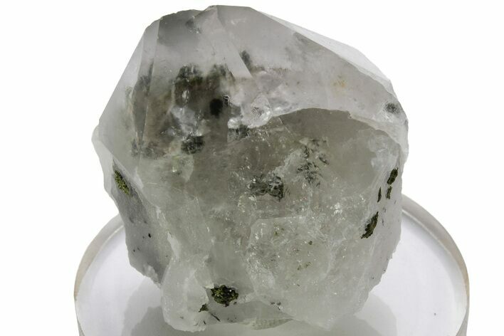 Quartz Crystal with Epidote Inclusions - China #214683